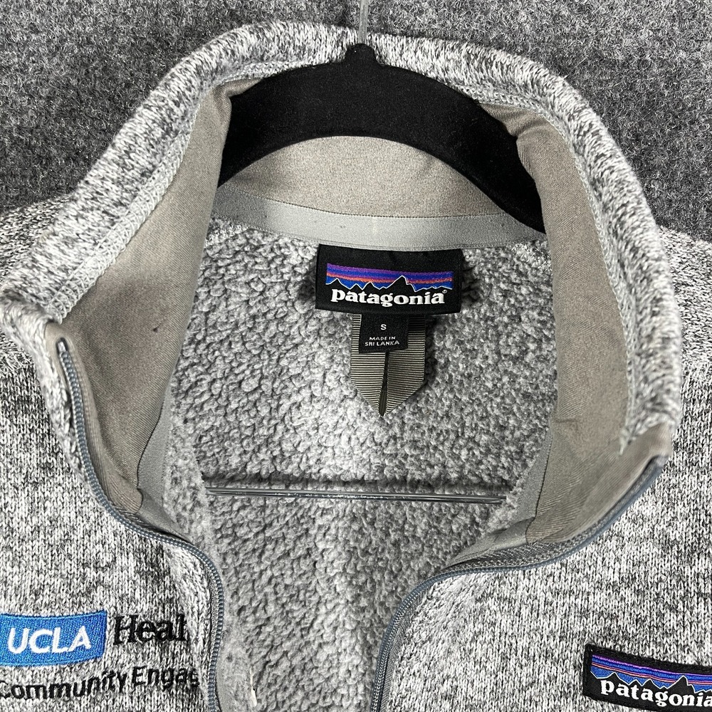 Patagonia Better Sweater Full Zip Fleece Jacket Grey Heather Womens Size Small - Picture 6 of 9